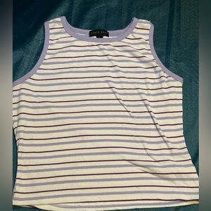 Cute striped tee good condition